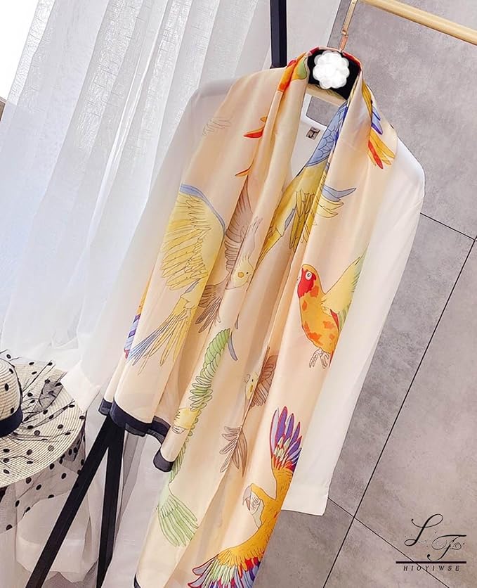 Hioyiwse Shawl Scarf For Women Lightweight Scarves Floral Pattern Formal Evening Dressesformal Shawl Summer Wraps