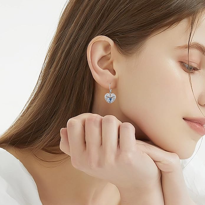 925 Sterling Silver Animals and Plants Dangle Drop Earrings for Women Hypoallergenic Gift for Women Mom Wife Her, Mother’s Day, Birthday, Anniversary