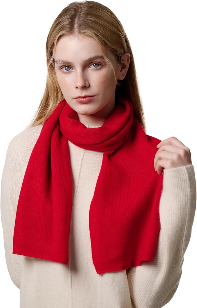 NUOHEMULE Luxury 100% Cashmere Scarf for Women & Men, 59''x10'' Extra Warm Winter Scarf, Blanket Scarves in Premium Gift Box