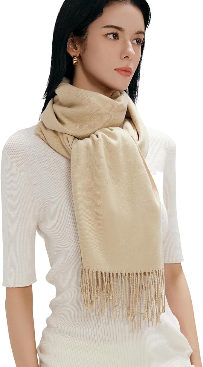 maamgic Women's Winter Scarf Soft Warm Scarf for Women Cozy Shawl Wraps for Women Lightweight Pashmina Style Wrap