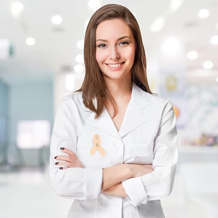 1/2/5/10/25/50/100pcs Satin Awareness Ribbon Pins (Pick your color), for Cancer & Disease Awareness, Bulk Quantities for Fundraising, Events, Gift Giving