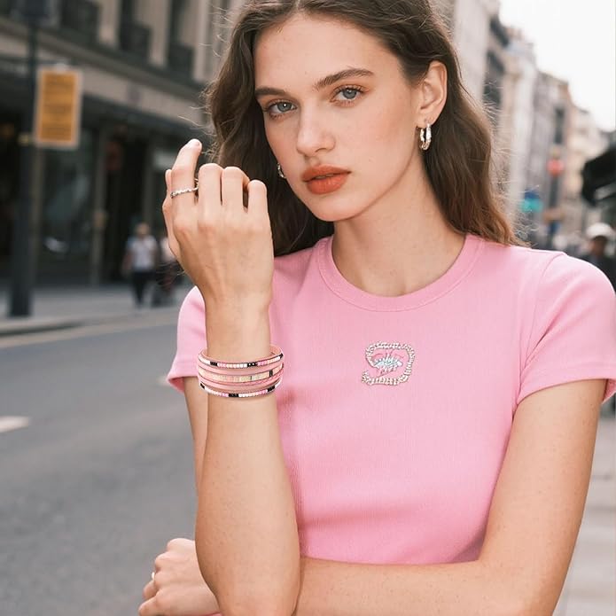 VIBILIA Boho Leather Wrap Bracelets for Women Multi-Layer Bracelets with Strong Clasp Jewelry for Women