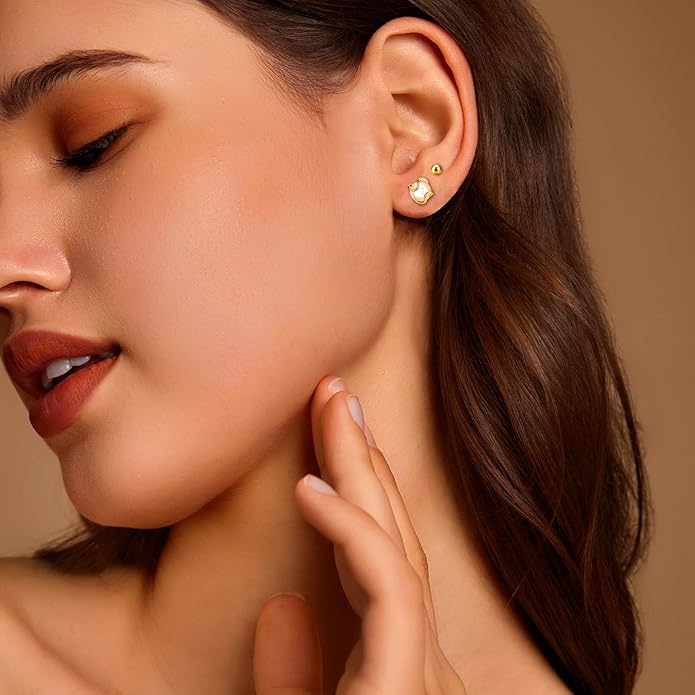 Zeffy Pearl Earrings for Women 14k Gold/Silver Pearl Drop Earrings Long White Pearl Tassel Dangle Statement Earrings Bridal Wedding Dainty Prom Earrings Birthday Gifts Jewelry