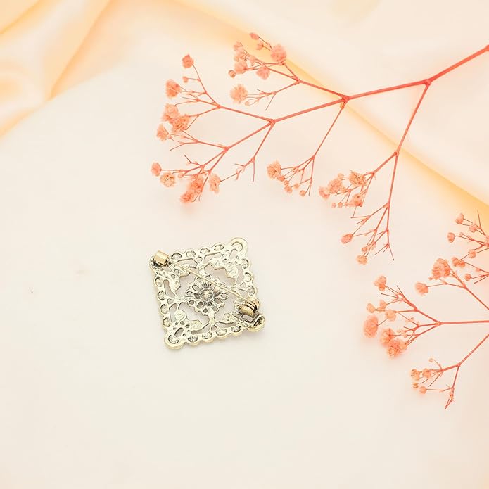 Turquoise West Cowboy Oval Tear Drop Brooch Pin for Women Retro Brooches Pins Classic Fashion Jewelry Accessories Gift