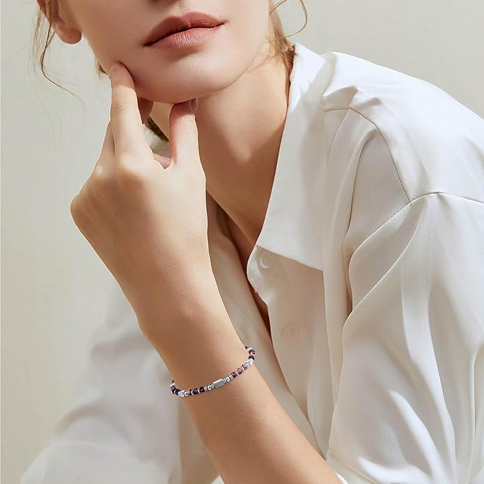 Beaded Bracelets for Women - Silver and Gold Boho Bracelets, Trendy Jewelry Gifts for Lover, Mom, Friends