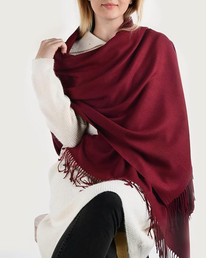FURTALK Winter Scarf for Women Pashmina Shawl Wraps Soft Warm Fashion Blanket Scarves Gifts