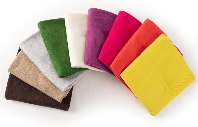 ENETIX Women's Cashmere Wool Oversized Shawl Wrap, Solid Color Pashmina Ultra Soft Stole Scarf for Women with Gift Box