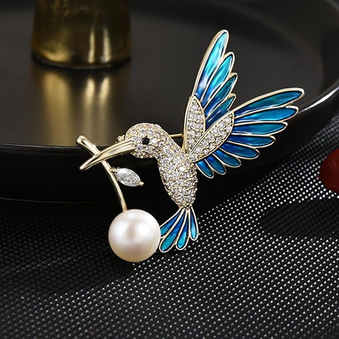 Animal Brooch for Women Girls 18k Gold Plated Animal Brooch Pin Rhinestone Animal Brooch Lapel Pin Jewelry Thanksgiving Day Birthday Wedding Gifts for Mom Wife