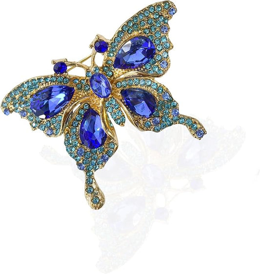 la luen Brooch Pins For Women Fashion Elegant Brooches Lapel Badges Coat Sweater Scarves Shawl Dress Accessory Wedding Party Prom Jewelry