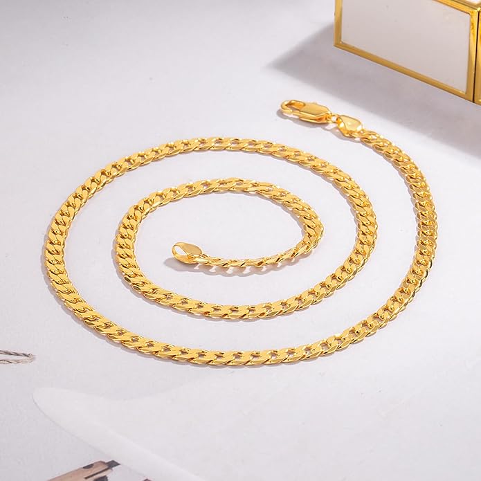 Dankadi Men 925 Sterling Silver Necklace 3-4-5MM Italy Diamond Cut Cuban Link Chain 16 "17" 18 "19" 20 "22" 24 "26" 28 "30" Fine Jewelry Gifts For Women