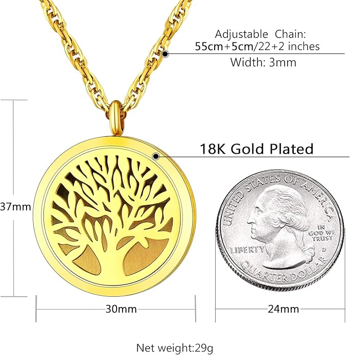 Supcare Locket Necklace That Holds Pictures-Engraved Photo Pendant Custom Jewellery Gifts for Men Women (with Jewellery Gift Box)