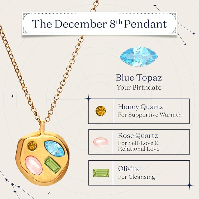 Birthdate 14k Gold Necklace for Women - 16-20in Adjustable 14 Karat Gold Chain with Lobster Clasp - Cadenas de Oro 14k Puro Para Mujer, Ladies Jewelry Birthstone