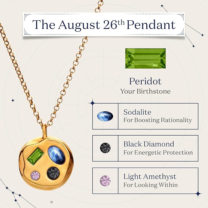 Birthdate 14k Gold Necklace for Women - 16-20in Adjustable 14 Karat Gold Chain with Lobster Clasp - Cadenas de Oro 14k Puro Para Mujer, Ladies Jewelry Birthstone