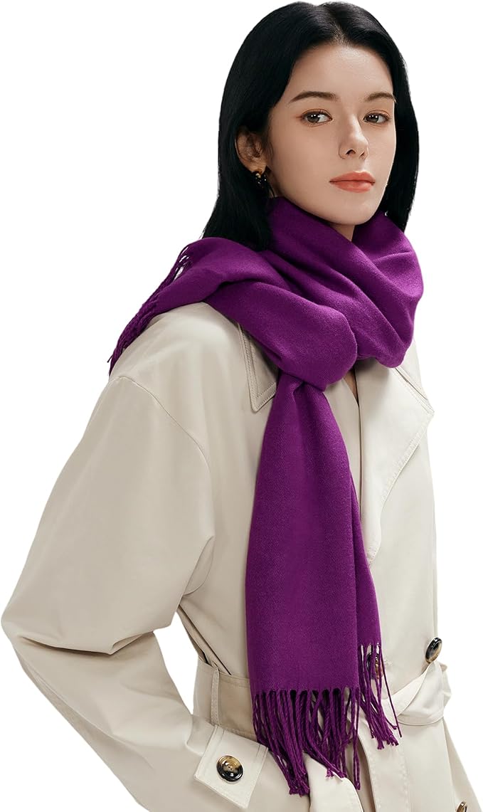 maamgic Women's Winter Scarf Soft Warm Scarf for Women Cozy Shawl Wraps for Women Lightweight Pashmina Style Wrap