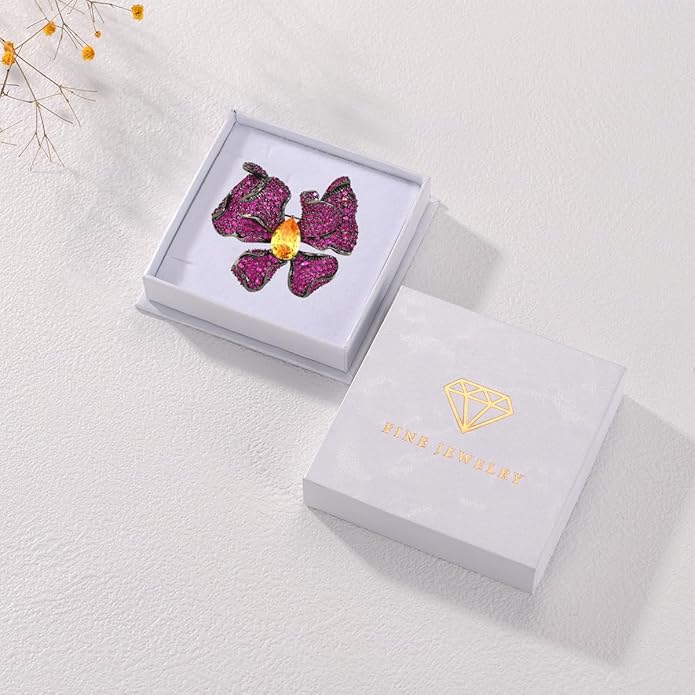 Animal Brooch for Women Girls 18k Gold Plated Animal Brooch Pin Rhinestone Animal Brooch Lapel Pin Jewelry Thanksgiving Day Birthday Wedding Gifts for Mom Wife