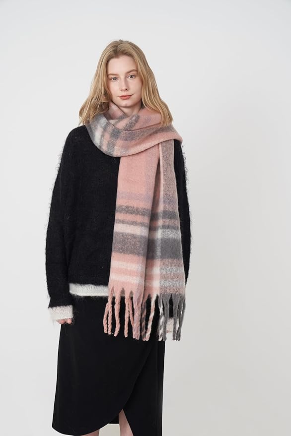 Halemet Vintage Scarfs for Women Warm Shawls and Wraps for Evening Dresses Soft Poncho Coat Thick Cardigan Wrap Cozy 2026