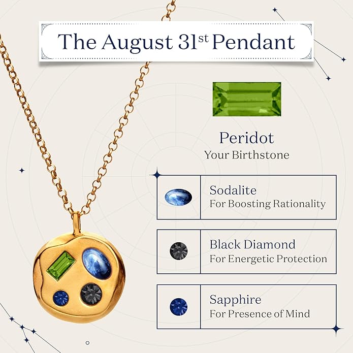Birthdate 14k Gold Necklace for Women - 16-20in Adjustable 14 Karat Gold Chain with Lobster Clasp - Cadenas de Oro 14k Puro Para Mujer, Ladies Jewelry Birthstone