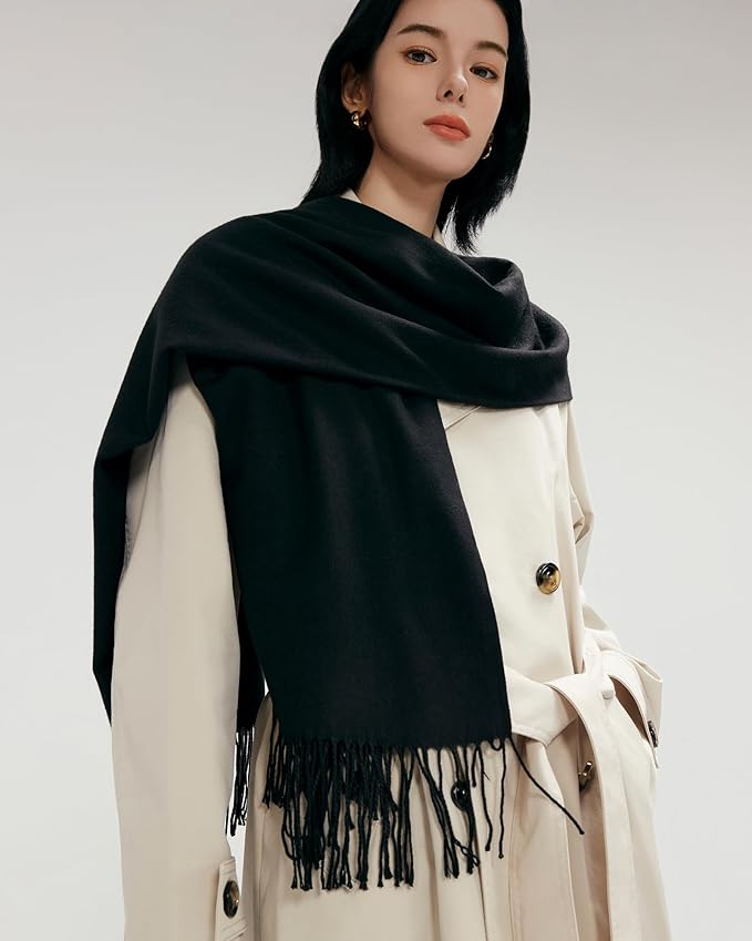 maamgic Women's Winter Scarf Soft Warm Scarf for Women Cozy Shawl Wraps for Women Lightweight Pashmina Style Wrap