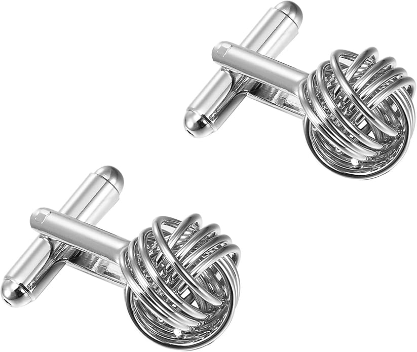 Stunning Mens Nautical Knot Stainless Steel Cufflinks