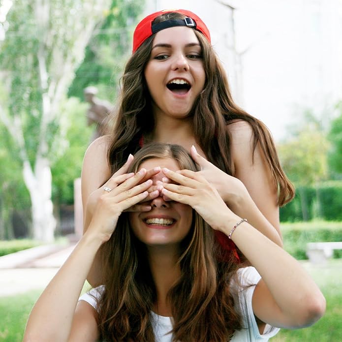 Desimtion Healing Natural Stone Bracelets for Women Girls, Sometimes You Forget You're Awesome -Christmas Gifts for Women Teen Girls, Best Friend Birthday Gifts for Women Friendship Bracelets