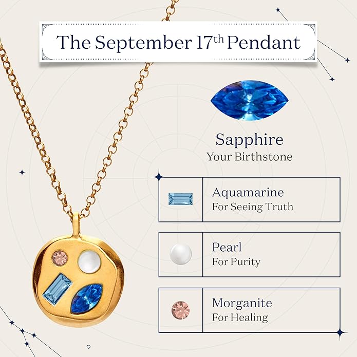 Birthdate 14k Gold Necklace for Women - 16-20in Adjustable 14 Karat Gold Chain with Lobster Clasp - Cadenas de Oro 14k Puro Para Mujer, Ladies Jewelry Birthstone