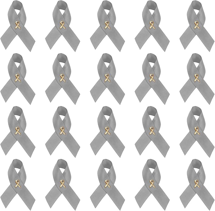1/2/5/10/25/50/100pcs Satin Awareness Ribbon Pins (Pick your color), for Cancer & Disease Awareness, Bulk Quantities for Fundraising, Events, Gift Giving