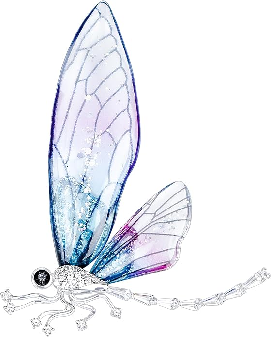 Brooches For Women ，Cubic Zirconia Dragonfly Brooch Pins For Women ，Dragonfly Broach ，Cubic Zirconia Broach