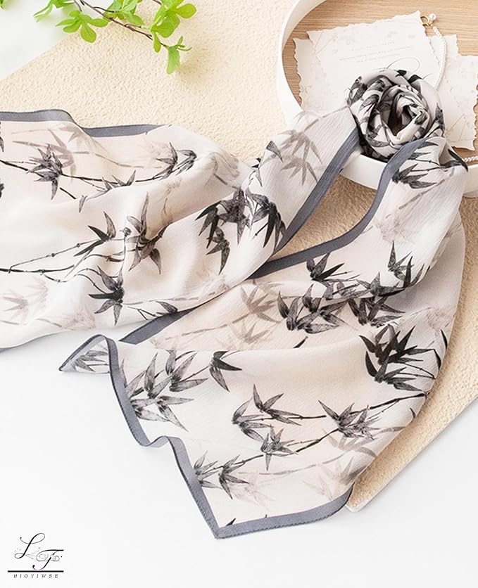 Hioyiwse Shawl Scarf For Women Lightweight Scarves Floral Pattern Formal Evening Dressesformal Shawl Summer Wraps