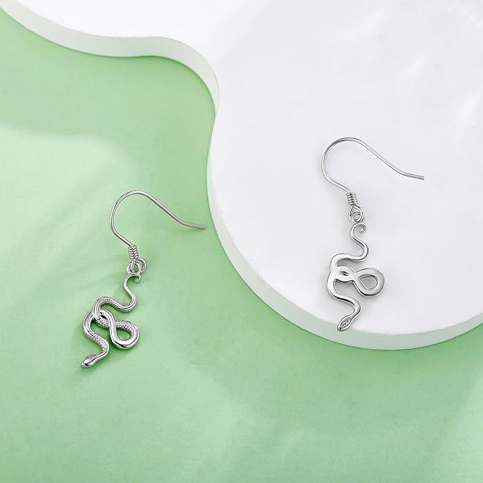 Animal Earrings 925 Sterling Silver Dangle Earrings Leverback Earrings Animal Jewelry for Women