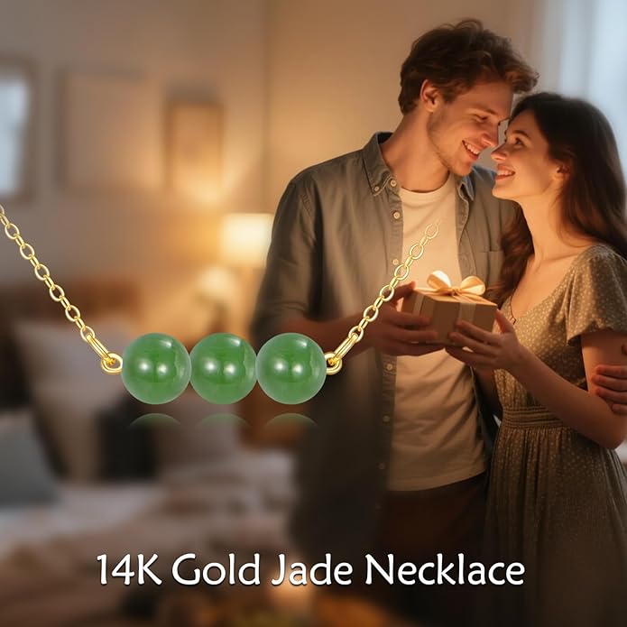 KECHO 14K Real Gold Freshwater Cultured Pearl Pendant Necklace 14K Solid Gold Jewelry Anniversary Birthday Gifts for Women