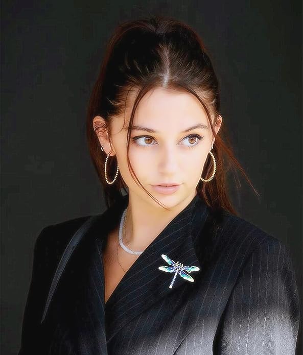 7 pieces brooch pin for women fashion set crystal rhinestones women's brooches pins for clothes bulk