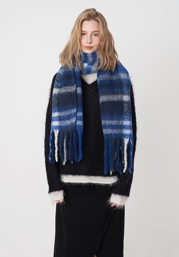 Halemet Vintage Scarfs for Women Warm Shawls and Wraps for Evening Dresses Soft Poncho Coat Thick Cardigan Wrap Cozy 2026