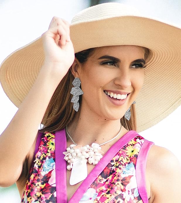 Ginkgo Leaf Flower Earrings, Gold Geometric Statement Earring, Big Fashion Design Boho Drop Dangle Earrings