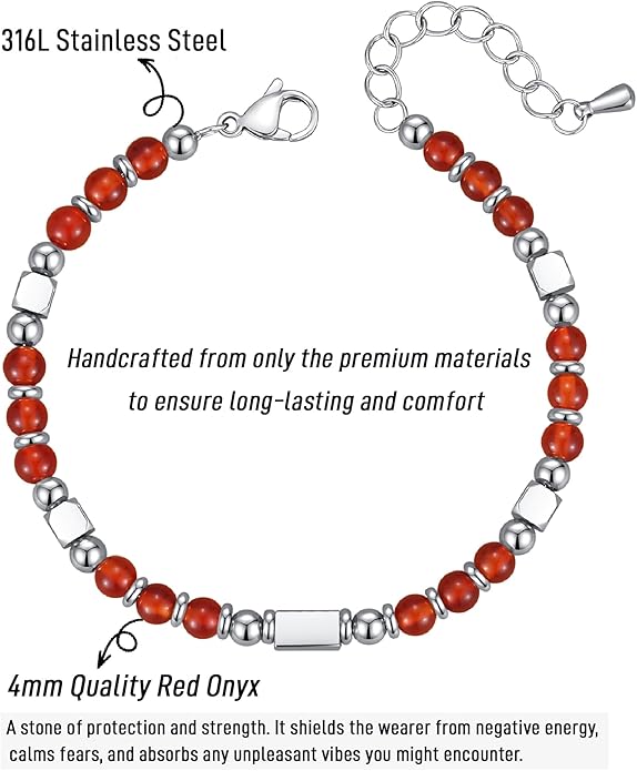 Tiny Gemstone Beaded Bracelets for Women Teen Girls, You are Awesome Jewelry Gifts for Women, Friends, Sister, Mom, Daughter...