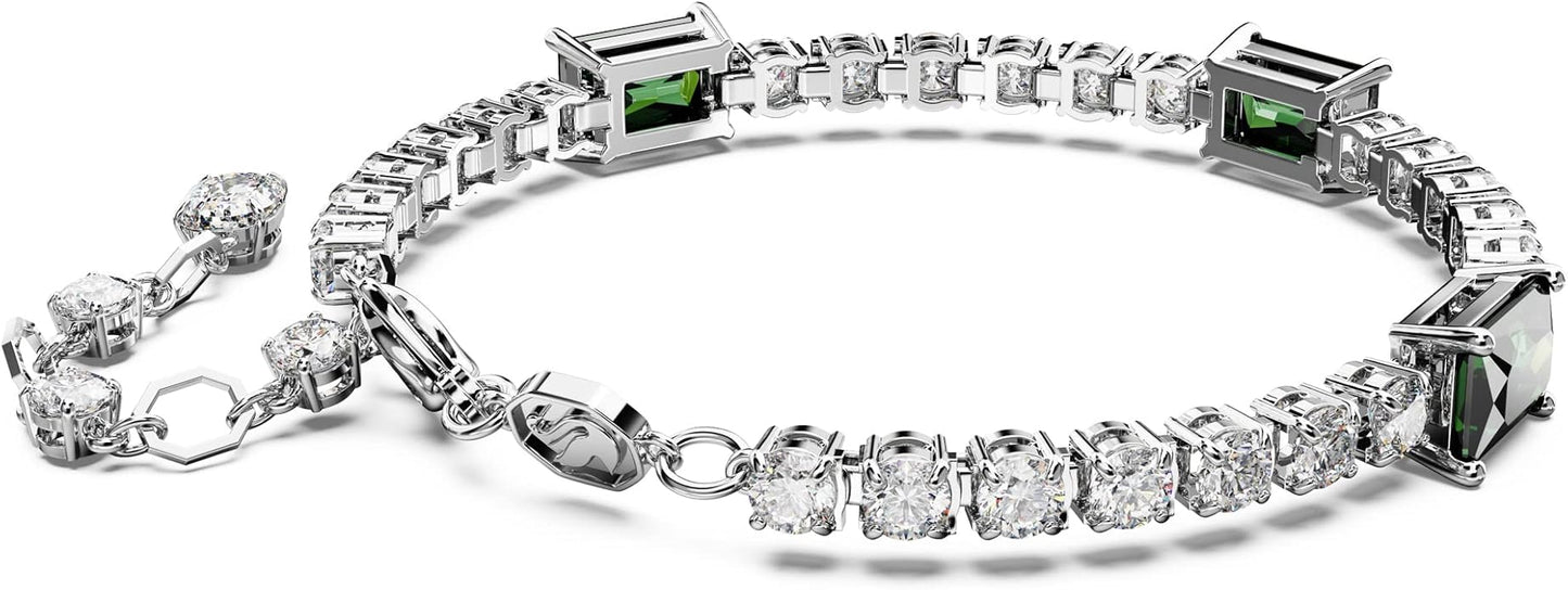 Swarovski Matrix Hoop Earrings, Bracelet, Tack Pin, Multicolored Crystals, Gold-Tone Finish