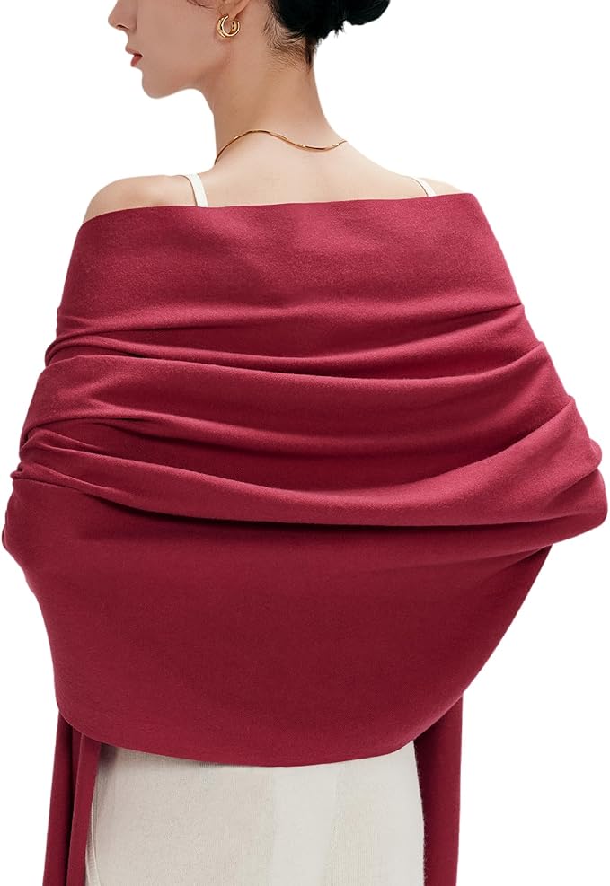 maamgic Women's Winter Scarf Soft Warm Scarf for Women Cozy Shawl Wraps for Women Lightweight Pashmina Style Wrap