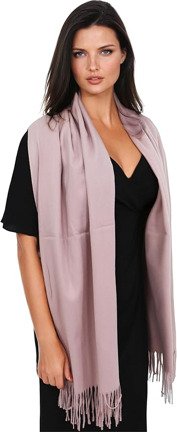 Ocomfly 100% Pashmina Scarf for Women - Premium Womens Scarves - Gift Boxed - Shawls or Wraps - Ultra Soft and Warm