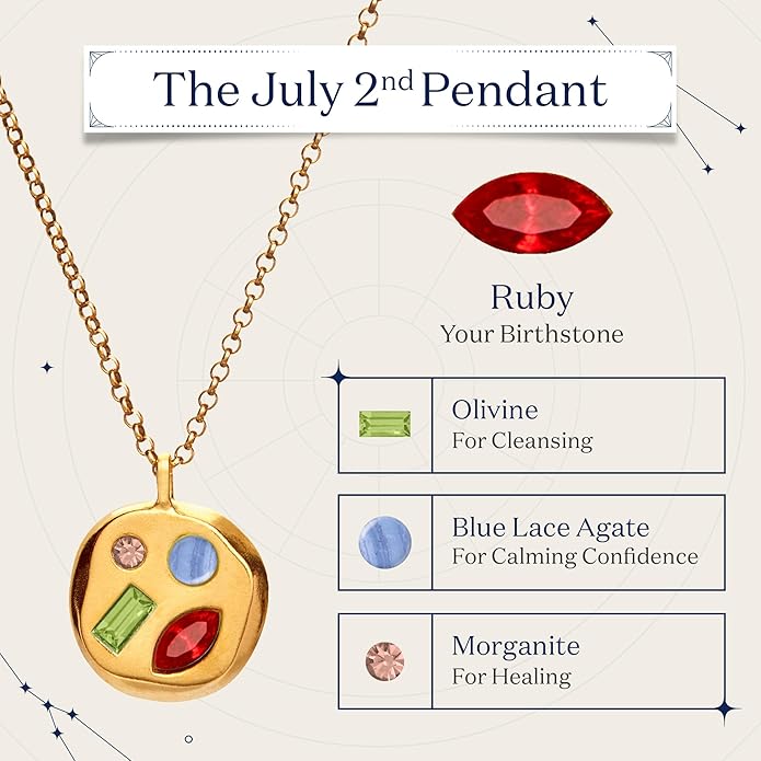 Birthdate 14k Gold Necklace for Women - 16-20in Adjustable 14 Karat Gold Chain with Lobster Clasp - Cadenas de Oro 14k Puro Para Mujer, Ladies Jewelry Birthstone