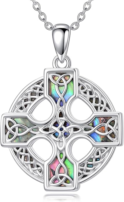 Seiyang 925 Sterling Silver Mustard Seed/Cross/Star of David/Triquetra Trinity Knot/Celtic/Claddagh Necklace Christian/Irish Jewelry Gifts for Women Mom Her