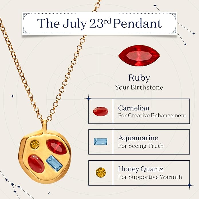 Birthdate 14k Gold Necklace for Women - 16-20in Adjustable 14 Karat Gold Chain with Lobster Clasp - Cadenas de Oro 14k Puro Para Mujer, Ladies Jewelry Birthstone