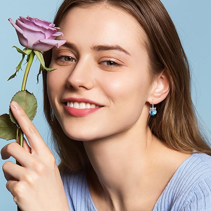 925 Sterling Silver Animals and Plants Dangle Drop Earrings for Women Hypoallergenic Gift for Women Mom Wife Her, Mother’s Day, Birthday, Anniversary