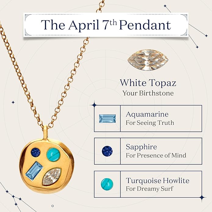 Birthdate 14k Gold Necklace for Women - 16-20in Adjustable 14 Karat Gold Chain with Lobster Clasp - Cadenas de Oro 14k Puro Para Mujer, Ladies Jewelry Birthstone