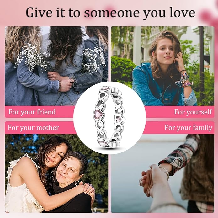 NARMO 925 Sterling Silver Rings for Women Evil Eyes Rings Entwined Line Cubic Zirconia Rings Simple Stackable Finger Rings Engagement Ring Personality Rings Size 6-9