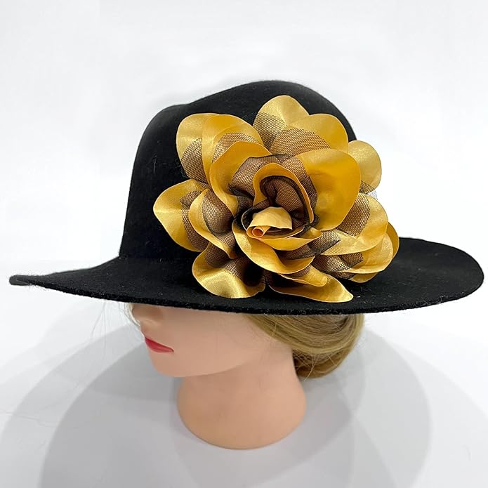 Women's Brooches 4pcs Rose Flower Hair Clip Flamenco Dancer Pin up Mexican Hair Flowers Clips Hairpin Brooch Tea Party Hats Headpieces