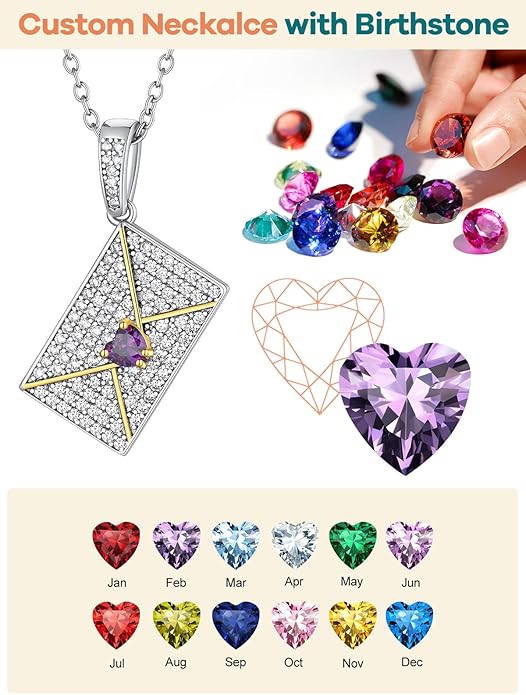 Supcare Locket Necklace That Holds Pictures-Engraved Photo Pendant Custom Jewellery Gifts for Men Women (with Jewellery Gift Box)