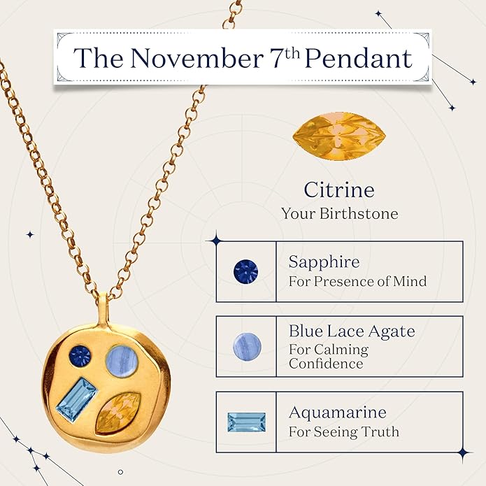 Birthdate 14k Gold Necklace for Women - 16-20in Adjustable 14 Karat Gold Chain with Lobster Clasp - Cadenas de Oro 14k Puro Para Mujer, Ladies Jewelry Birthstone