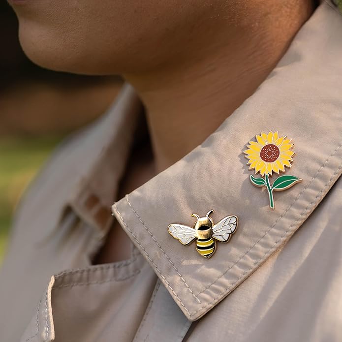 Flower Pins, Plant Mom Gifts for Women, Floral Gifts, Mother's Day, Best Friend, Nurse Gift, Teacher Gifts, SPring Gifts