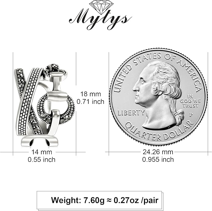 Two Tone Earrings for Women Gold and Silver Crossover Half Hoop Statement Earring Designer Stud Earrings