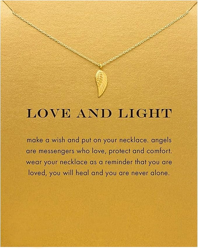 Hundred River Friendship Anchor Compass Necklace Good Luck Elephant Pendant Chain Necklace with Message Card