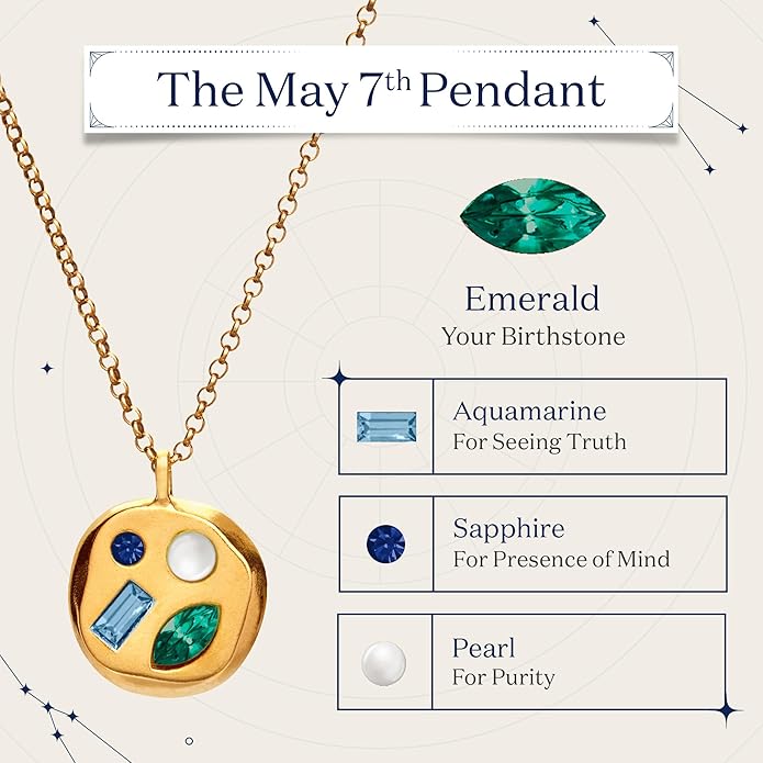 Birthdate 14k Gold Necklace for Women - 16-20in Adjustable 14 Karat Gold Chain with Lobster Clasp - Cadenas de Oro 14k Puro Para Mujer, Ladies Jewelry Birthstone